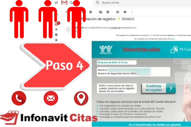 paso 4 para agendar cita en Infonavit